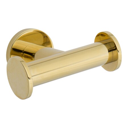 Newport Brass Double Robe Hook in Satin Brass (Pvd) 36-13-04